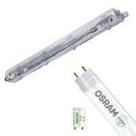 LED Waterproof Fluorescent Fixture with T8 Tube - 60cm LED Waterproof Fluorescent Fixture with T8 Tube - 60cm