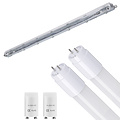 LED Waterproof Fluorescent Fixture - 120cm with G13 Tubes