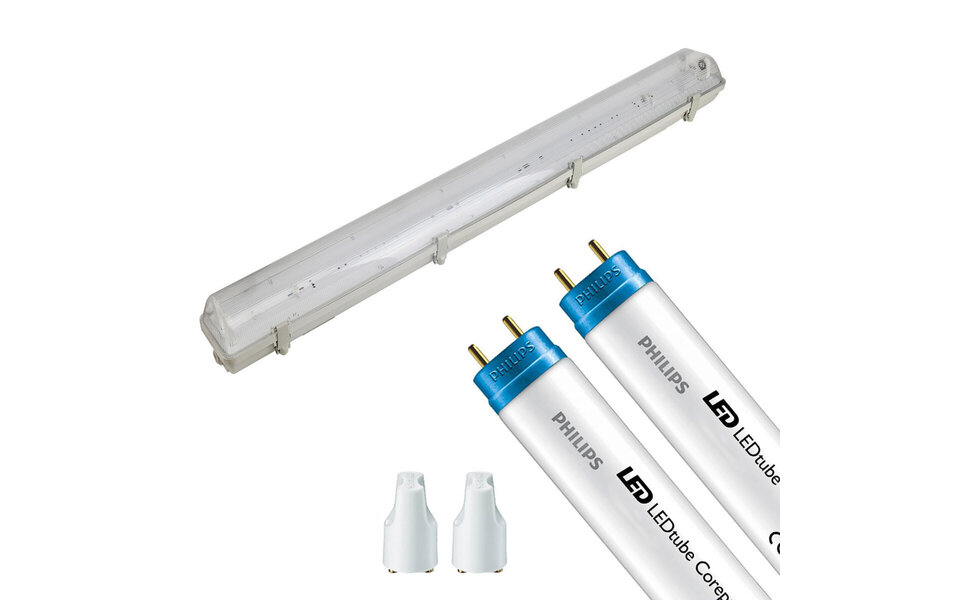 HLW LED LED TL Armatuur met T8 Buis - Aigi Hari 120cm