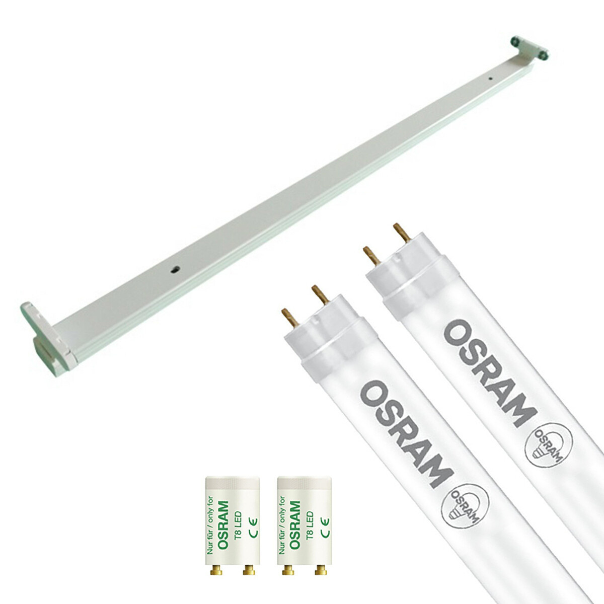 Led Fluorescent Rod LED fluorescent fixture 120 cm matte white - 32.4W, 3060 lm, 4000K