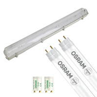 LED TL Armatuur met T8 Buis - 120cm Neutraal Wit