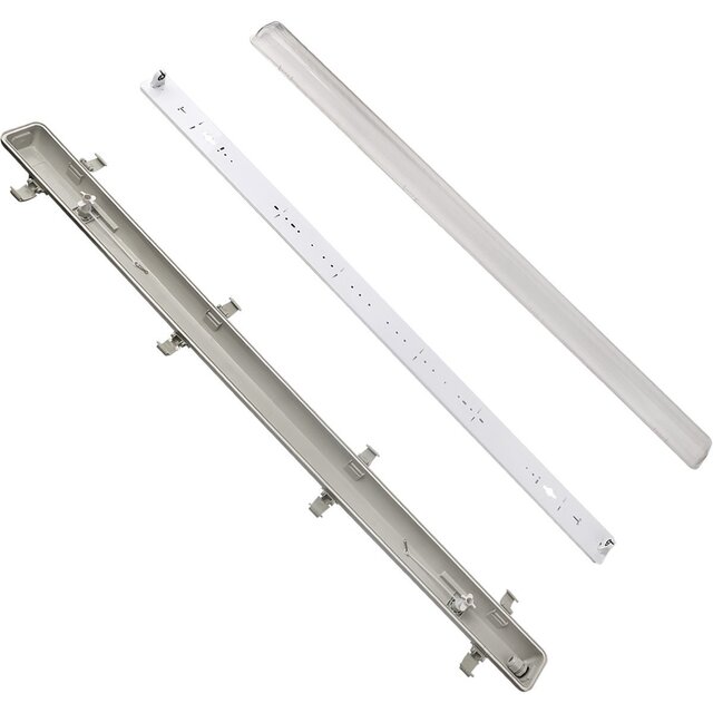 HLW LED LED TL Armatuur met T8 Buis - 150cm - Waterdicht HLW LED LED TL Armatuur met T8 Buis - 150cm - Waterdicht