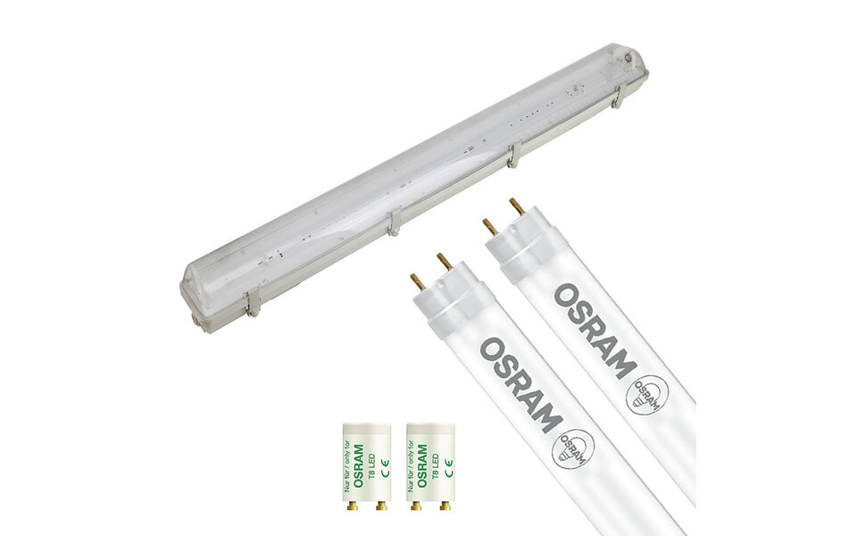 HLW LED LED Fluorescent Fixture with T8 Tube - Neutral White Light