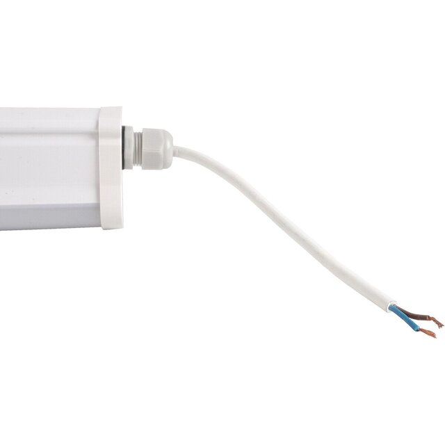 Langwerpig waterdicht LED TL armatuur 20W met 2000 lumen en koel wit licht 6500K