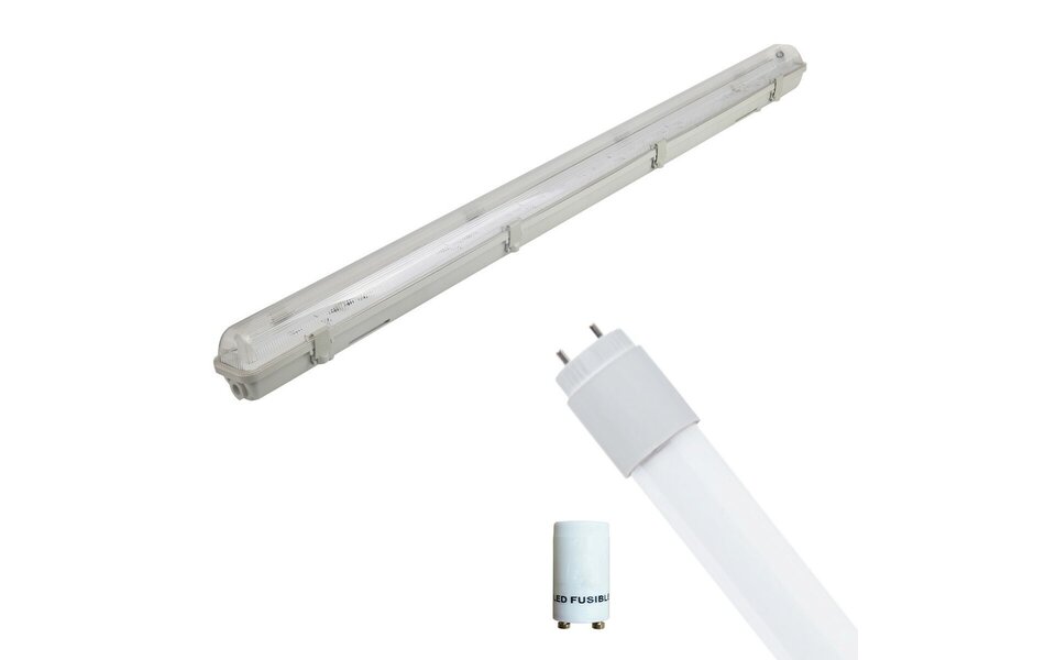 HLW LED LED Fluorescent Fixture with T8 Tube - 150cm - Waterproof