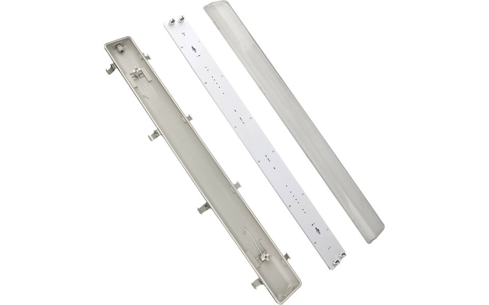 HLW LED LED Fluorescent Fixture with T8 Tube - 150cm Double - Waterproof