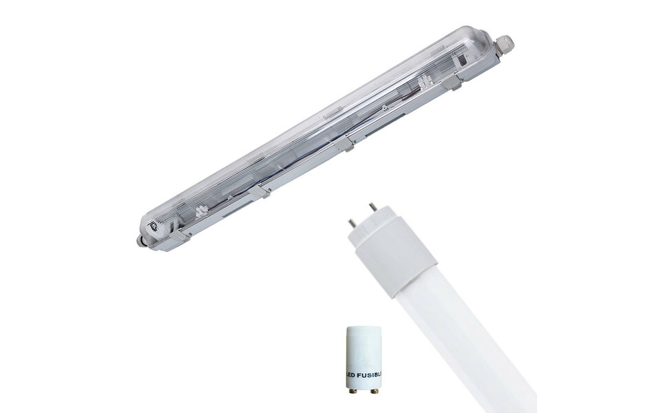 Velvalux LED Waterproof Fluorescent Fixture with T8 Tube - Velvalux Velvalux LED Waterproof Fluorescent Fixture with T8 Tube - Velvalux