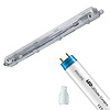 LED Fluorescent Fixture with T8 Tube - Waterproof and Connectable