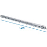 Velvalux LED Waterproof Fluorescent Fixture 120 cm with T8 Tube