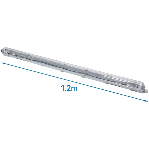 Velvalux LED Waterdichte TL Armatuur met T8 Buis - 120cm Velvalux LED Waterdichte TL Armatuur met T8 Buis - 120cm