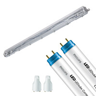 LED Waterproof Fluorescent Fixture - Velvalux 120cm LED Waterproof Fluorescent Fixture - Velvalux 120cm