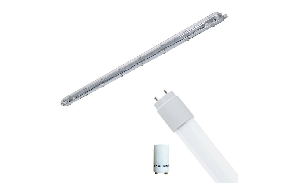 Velvalux LED Waterproof Fluorescent Fixture with T8 Tube - 150cm Velvalux LED Waterproof Fluorescent Fixture with T8 Tube - 150cm