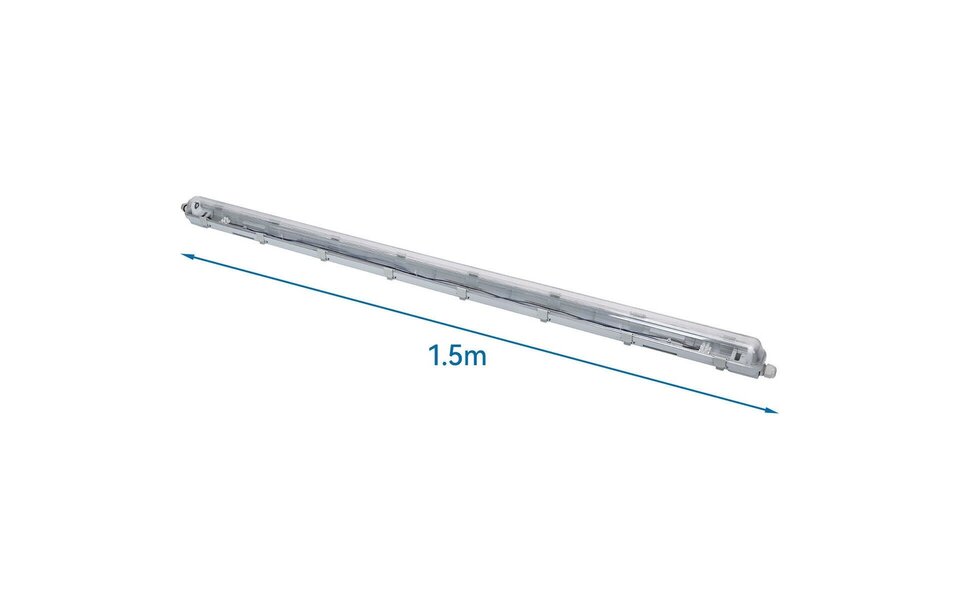 Velvalux LED Waterproof Fluorescent Fixture with T8 Tube - 150cm Velvalux LED Waterproof Fluorescent Fixture with T8 Tube - 150cm