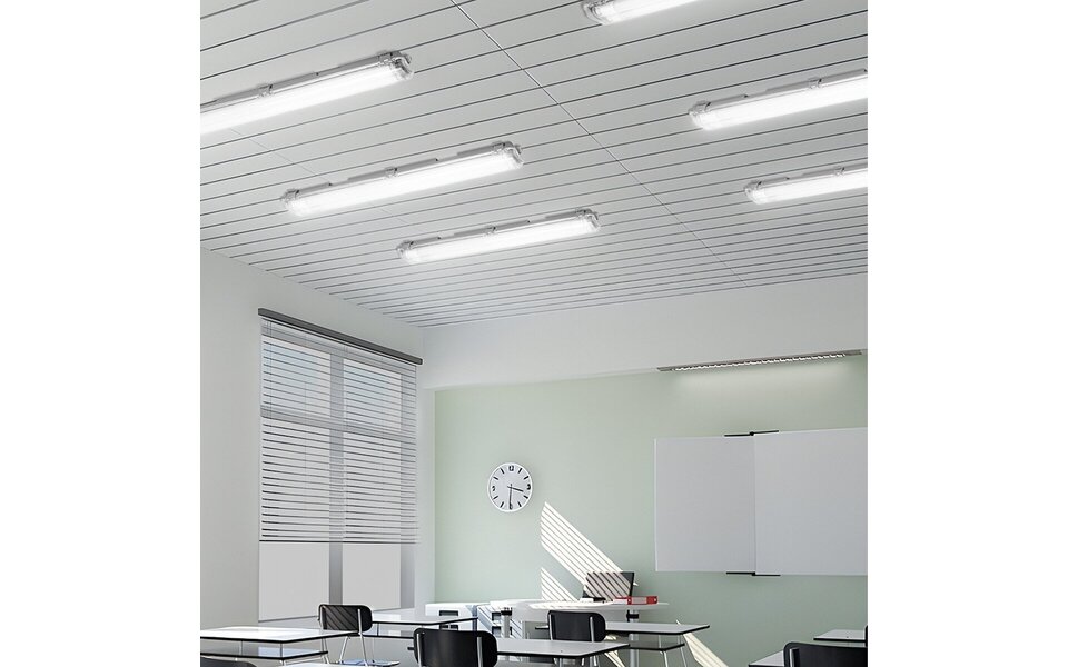 Velvalux LED Waterproof Fluorescent Fixture with T8 Tube - 150cm Velvalux LED Waterproof Fluorescent Fixture with T8 Tube - 150cm