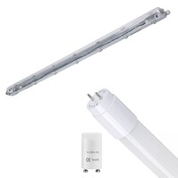 LED Waterproof Fluorescent Fixture - Neutral White 4000K LED Waterproof Fluorescent Fixture - Neutral White 4000K