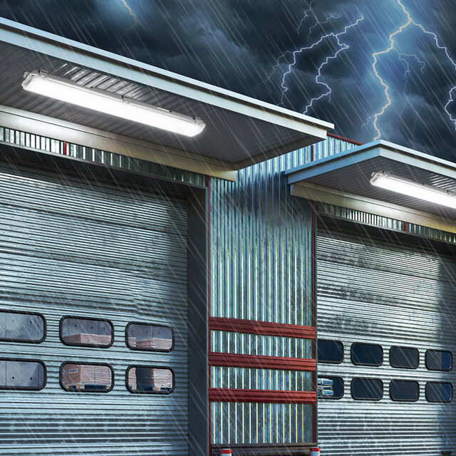 Velvalux LED Fluorescent Fixture - Waterproof & Energy Efficient