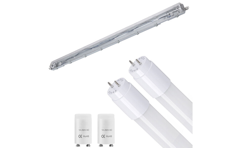 Velvalux LED Waterdichte TL Armatuur 150cm - Velvalux Strela Velvalux LED Waterdichte TL Armatuur 150cm - Velvalux Strela