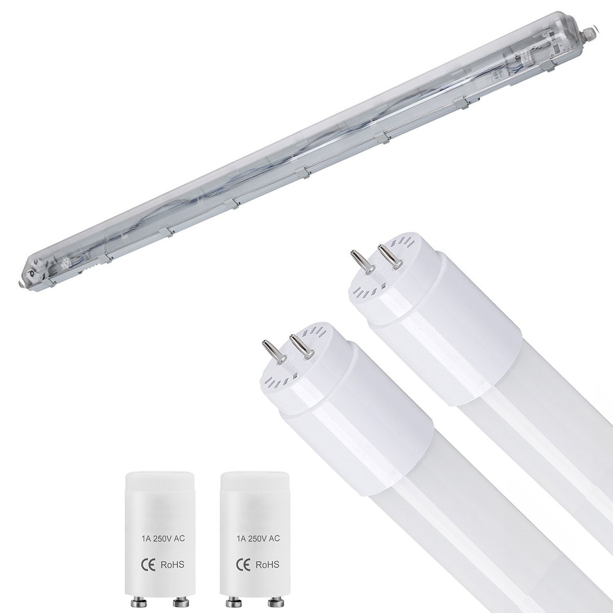 Velvalux Strela - Waterproof LED fluorescent fixture 40W 6500K IP65