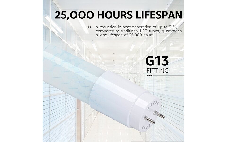 Velvalux LED TL Buis - T8 G13 - 150cm Daglicht Wit