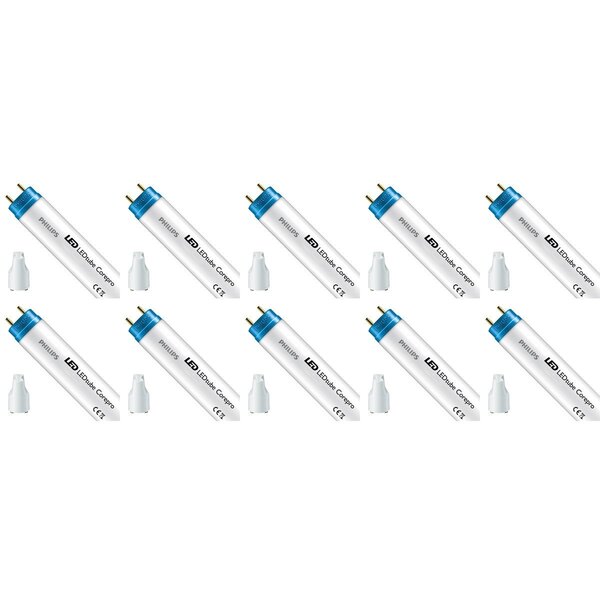 Philips PHILIPS LED TL Buis T8 - 10 Pack Daglicht Wit Philips PHILIPS LED TL Buis T8 - 10 Pack Daglicht Wit