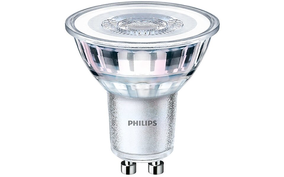 Philips PHILIPS LED Spot 10 Pack - CorePro 827 GU10 Fitting - 4.6W Warm Wit Philips PHILIPS LED Spot 10 Pack - CorePro 827 GU10 Fitting - 4.6W Warm Wit
