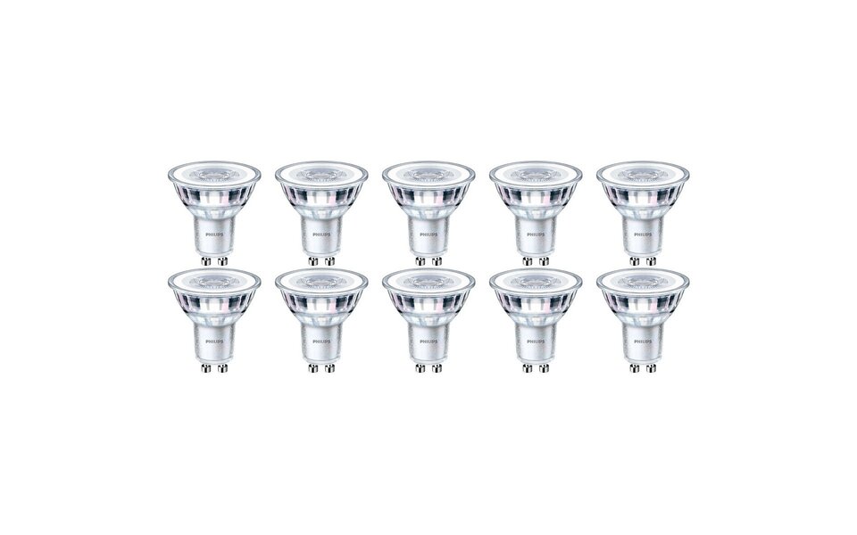 Philips Philips LED Spot 10 Pack - GU10 Dimbaar 4W Neutraal Wit 4000K