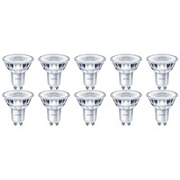 Philips LED Spot 10 Pack - Dimmable Warm White GU10