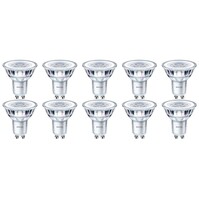 PHILIPS LED Spot 10 Pack GU10 - Dimbaar & Warm Wit PHILIPS LED Spot 10 Pack GU10 - Dimbaar & Warm Wit