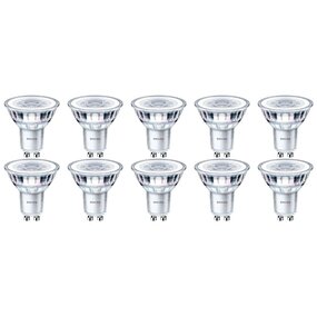 PHILIPS LED Spot 10 Pack GU10 - Dimbaar & Warm Wit PHILIPS LED Spot 10 Pack GU10 - Dimbaar & Warm Wit