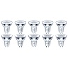 PHILIPS LED Spot 10 Pack GU10 - Dimbaar & Warm Wit Lichtbronnen