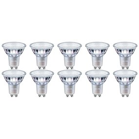 Philips LED Spot 10 Pack - Dimbaar GU10 - Warm Wit Philips LED Spot 10 Pack - Dimbaar GU10 - Warm Wit