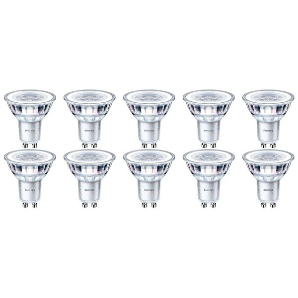 Philips Philips LED Spot 10 Pack - CorePro 840 - GU10 Fitting - 3.5W - 4000K Philips Philips LED Spot 10 Pack - CorePro 840 - GU10 Fitting - 3.5W - 4000K