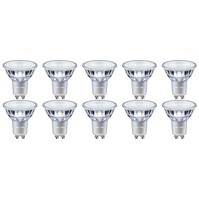 Philips GU10 LED Spot - Dimmable & Warm White (10 Pack)
