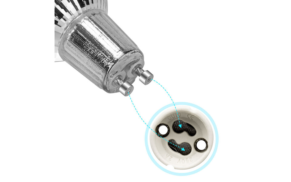 Velvalux Velvalux GU10 LED Spot - 10 Pack - Dimbaar Helder Koud Wit 6000K