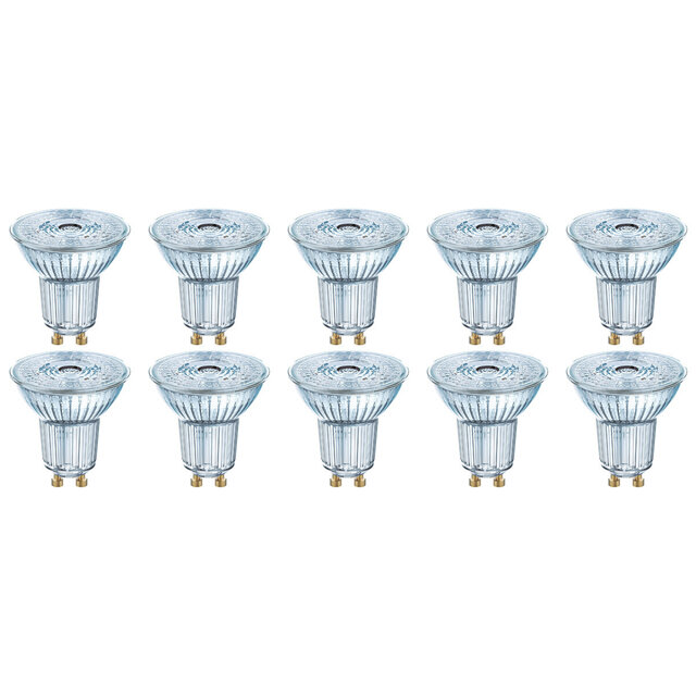 LEDVANCE Dimbare GU10 LED Spot - 10 Pack Lichtbronnen LEDVANCE Dimbare GU10 LED Spot - 10 Pack Lichtbronnen