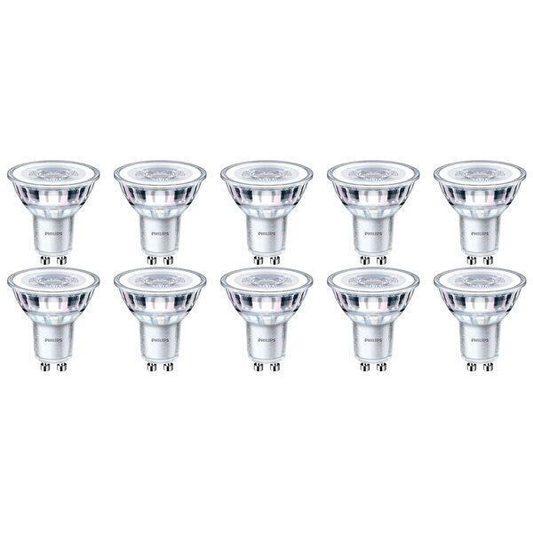 Philips PHILIPS LED Spot 10 Pack - Dimbaar GU10 - Zeer Warm Wit 2700K - 4W Philips PHILIPS LED Spot 10 Pack - Dimbaar GU10 - Zeer Warm Wit 2700K - 4W