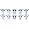 Philips LED Spot 10 Pack - Dimbaar Warm Wit GU10 Philips LED Spot 10 Pack - Dimbaar Warm Wit GU10