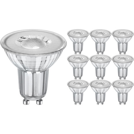 Dimbare GU10 LED Spot - 10 Pack - 6W Warm Wit Licht - Velvalux Dimbare GU10 LED Spot - 10 Pack - 6W Warm Wit Licht - Velvalux
