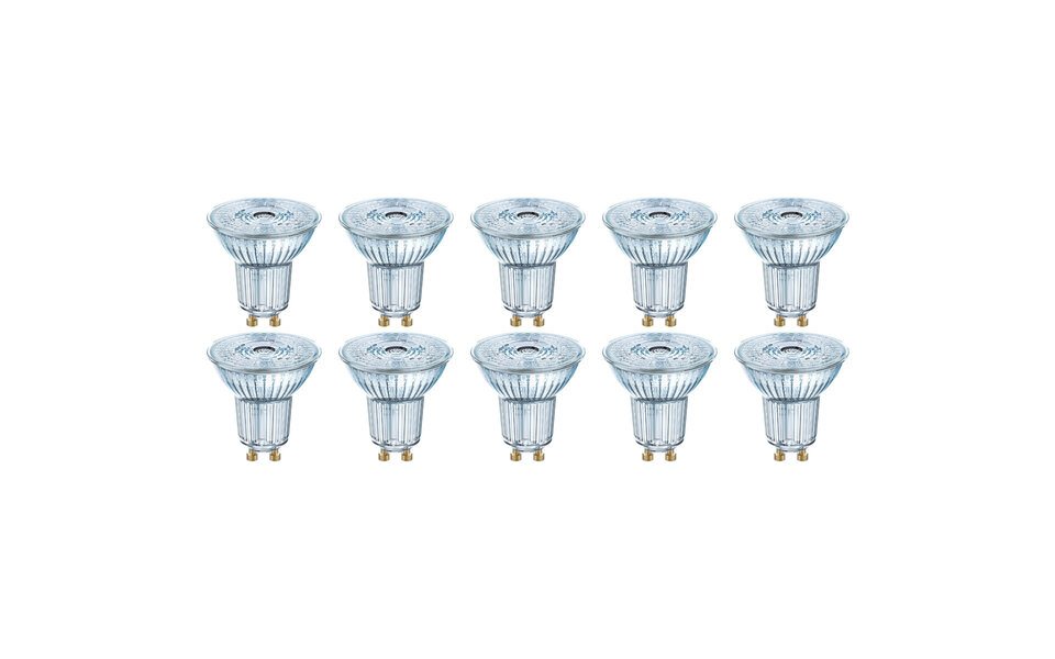 LEDVANCE 10-Pack LEDVANCE LED Spot GU10 - Dimbaar - Warm Wit 3000K - Vervangt 35W LEDVANCE 10-Pack LEDVANCE LED Spot GU10 - Dimbaar - Warm Wit 3000K - Vervangt 35W