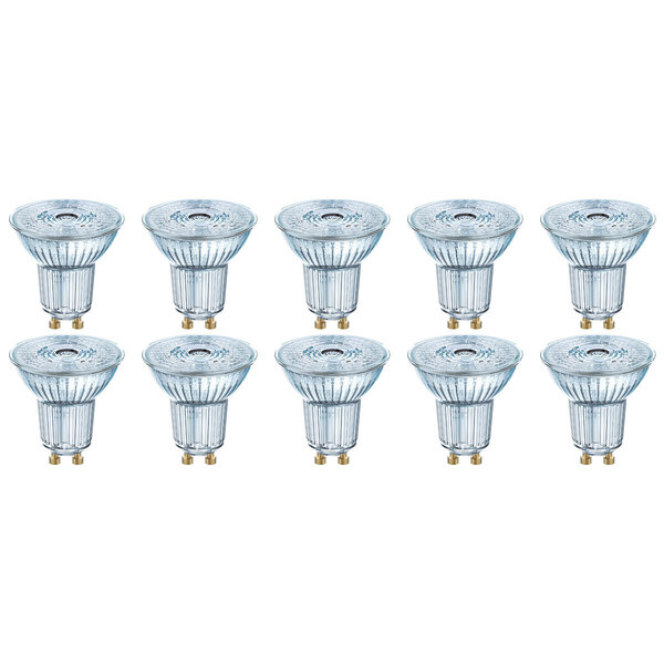 LEDVANCE 10-Pack LEDVANCE LED Spot GU10 - Dimbaar - Warm Wit 3000K - Vervangt 35W LEDVANCE 10-Pack LEDVANCE LED Spot GU10 - Dimbaar - Warm Wit 3000K - Vervangt 35W