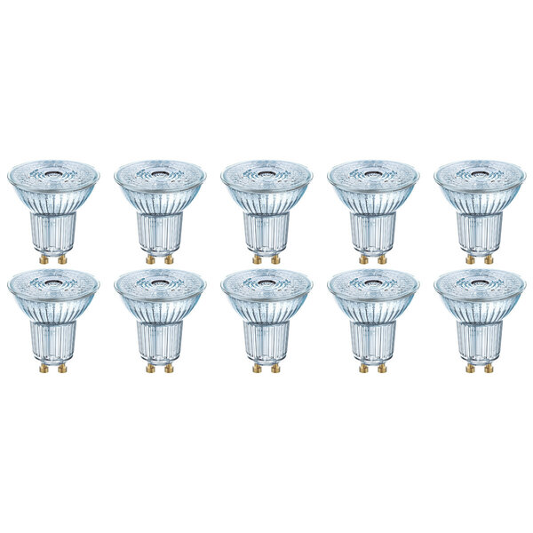 LEDVANCE LEDVANCE LED Spot 10 Pack - Dimbaar GU10 - Natuurlijk Wit 4000K LEDVANCE LEDVANCE LED Spot 10 Pack - Dimbaar GU10 - Natuurlijk Wit 4000K