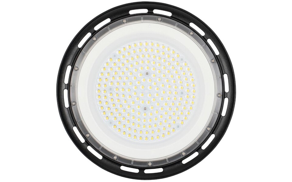 HLW LED LED High Bay UFO 100W - Waterproof Warehouse Lighting IP65, Bright Cool White 6400K HLW LED LED High Bay UFO 100W - Waterproof Warehouse Lighting IP65, Bright Cool White 6400K