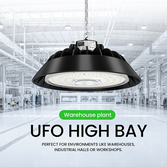 HLW LED LED UFO High Bay Premium 200W - Dimbaar, Waterdicht IP65, Natuurlijk Wit 4000K Magazijnverlichting