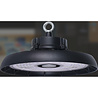 rondvormige zwarte LED UFO high bay verlichting 100W 10000 lumen 6400K waterdicht IP65