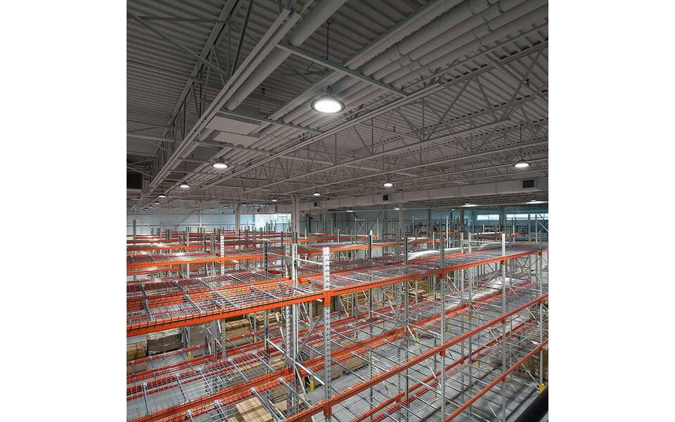 HLW LED LED UFO High Bay 100W - Bright Cool White 6400K, Waterproof IP65 Warehouse Lighting