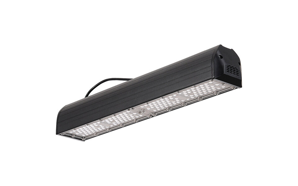 HLW LED LED High Bay 100W - Waterproof LED Lamp for Warehouse Lighting IP65, Bright Cool White