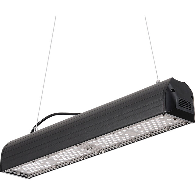 HLW LED LED High Bay 100W - Waterproof LED Lamp for Warehouse Lighting IP65, Bright Cool White