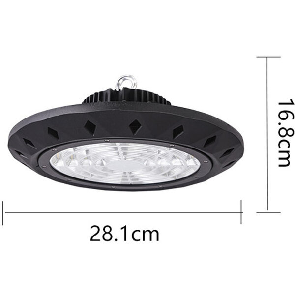 HLW LED LED UFO High Bay 100W - Waterdichte LED lamp met MEAN WELL driver, IP65 Magazijnverlichting HLW LED LED UFO High Bay 100W - Waterdichte LED lamp met MEAN WELL driver, IP65 Magazijnverlichting