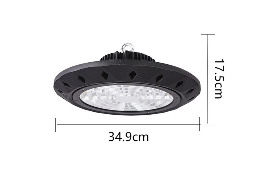 HLW LED LED UFO High Bay 150W - Waterdichte LED High Bay Magazijnverlichting IP65, Neutraal Wit 4000K