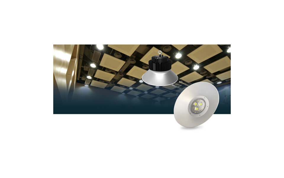 HLW LED LED UFO High Bay 100W - Waterproof LED lamp with neutral white 4000K for warehouse lighting